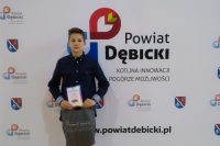 Mikołaj Kolbusz nagrodzony przez Starostę Powiatu Dębickiego