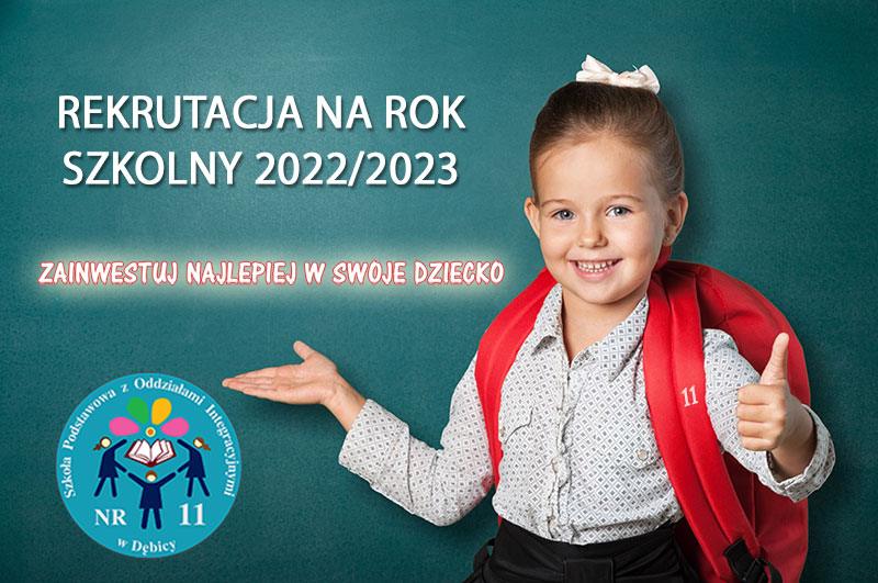 Rekrutacja na rok szkolny 2022/23